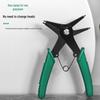 Dual-Use Multifunctional Circlip Pliers for Internal/External Bends, Spring Assembly, and Retaining Ring Handling