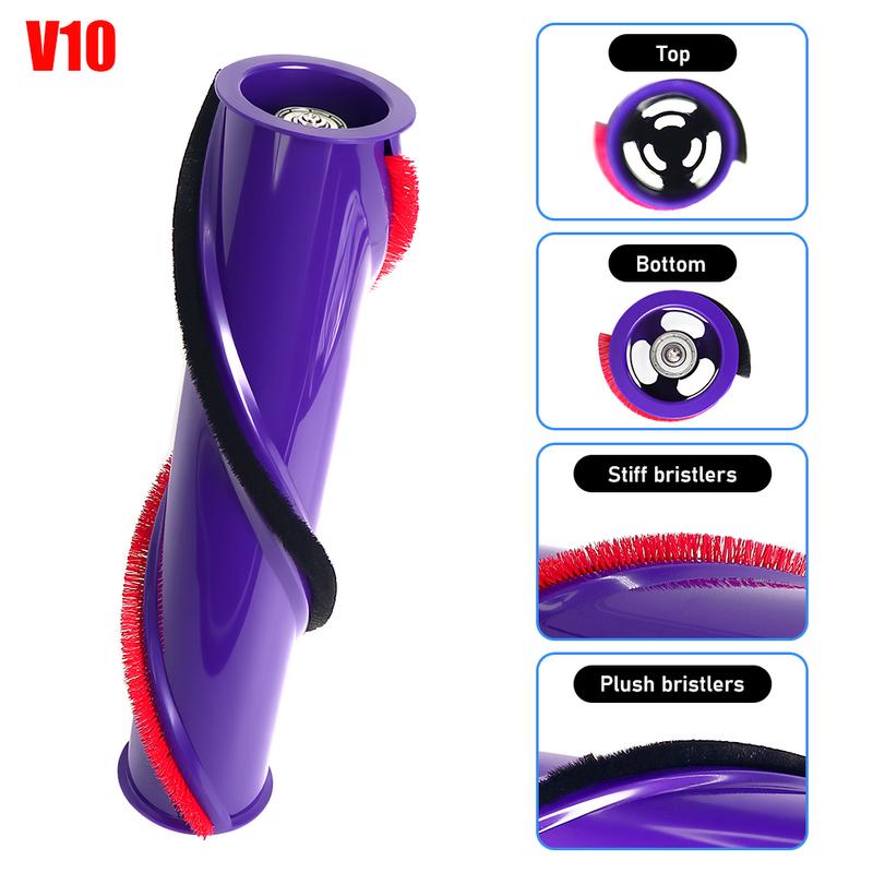 Roller Brush For Dyson V6 V8 V10 V11 Cordless Vacuum Cleaner Brushroll Bar Replacement Accessories