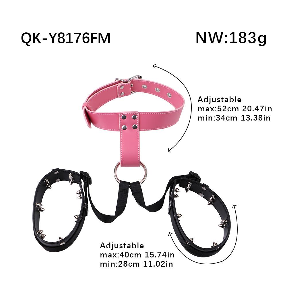 QKKQ Leder Brustgeschirr Korsett – Erotische Bondage-Bekleidung für SM Nippel Folter, Vorspiel und Dominanz.