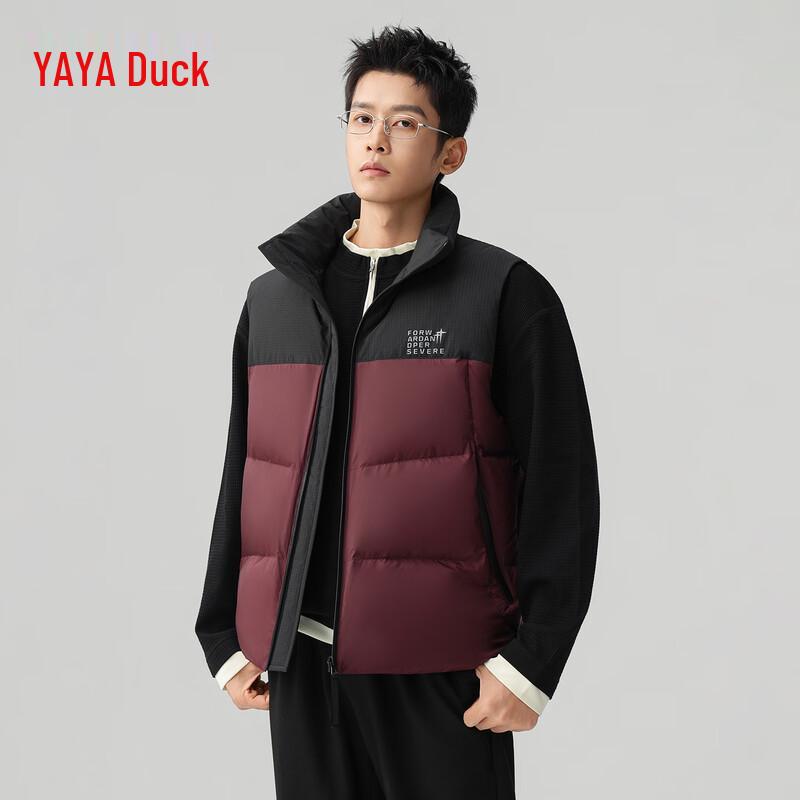 

YAYA Men s Stand-Collar Lightweight Down Vest L (175cm)