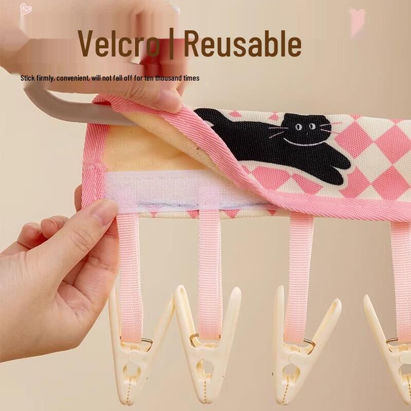 Portable Folding Laundry Clips - 2 Pack