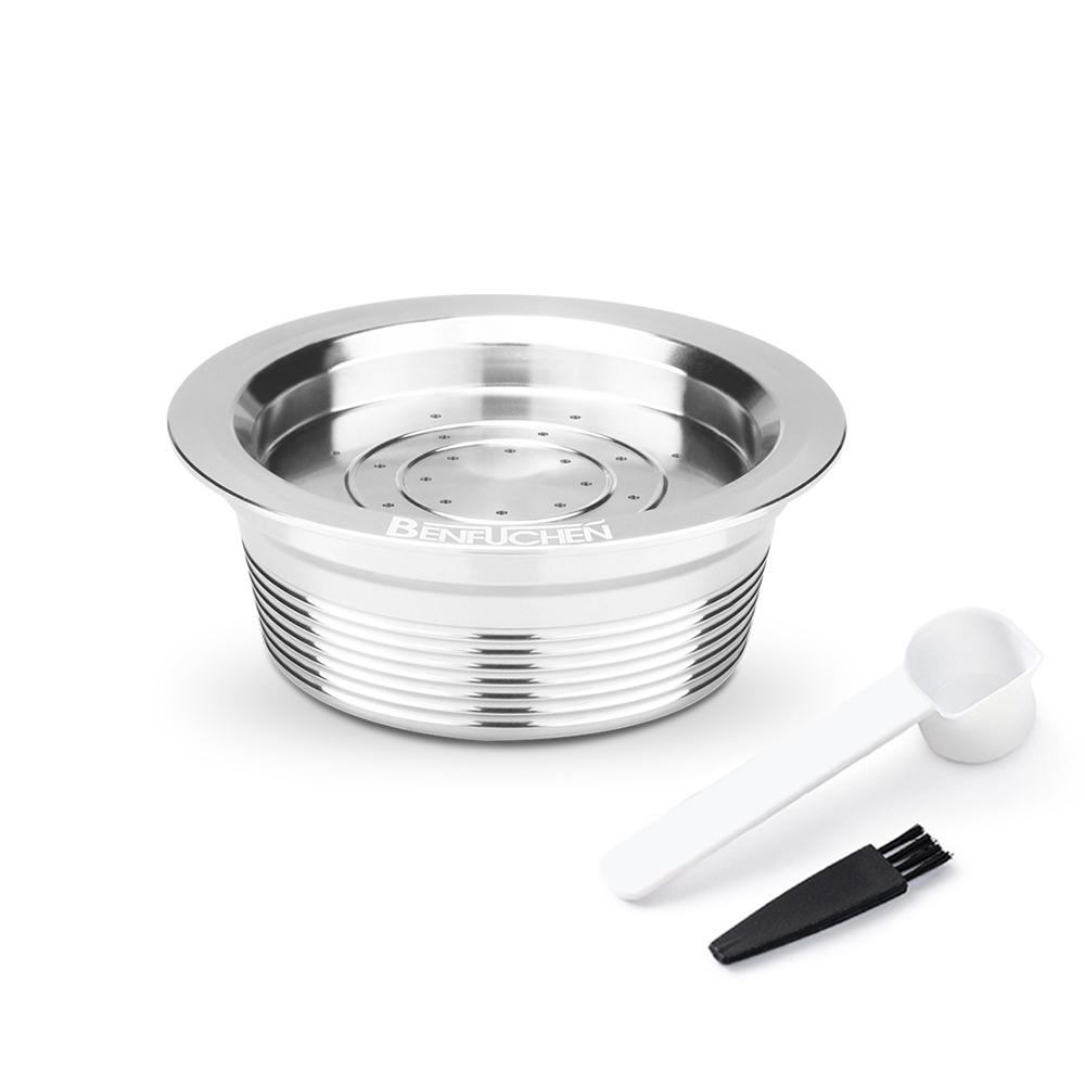 Reusable Refillable Coffee Capsule Cup For Lavaz-za A Modo Mio Jolie Espria Idola Stainless Steel Metal Coffee Capsules Cup Pod
