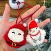 Weihnachtsbaum Anhänger Plüschtiere Weihnachtsmann Weihnachtsbaum Kamera Anhänger Raum Rucksack Dekoration Kinder Weihnachtsgeschenk