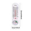 1Pcs Wall-mounted Thermometer Hygrometer Breeding Thermometer Garden Greenhouse Household Temperature Reader