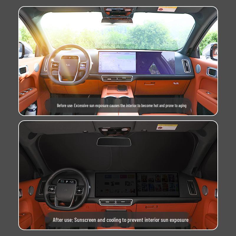 Ideal L6L9 Car Sunshade: Heat Insulation, Privacy, and Light-Blocking Curtain