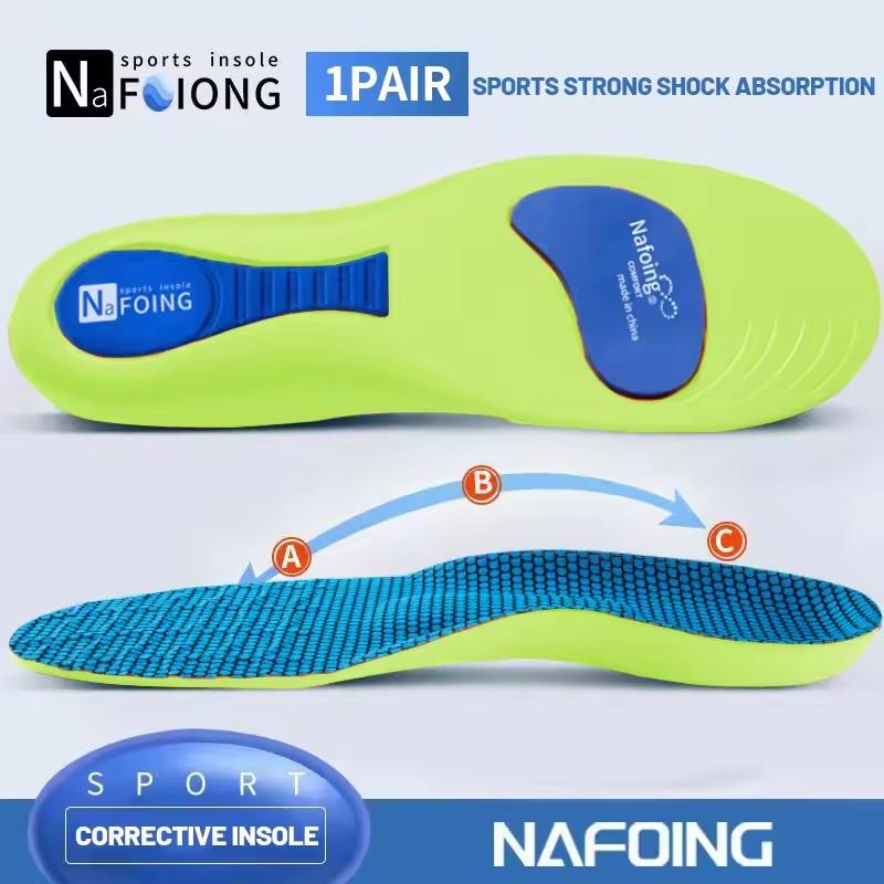 

Orthopedic Sports Elasticity Insoles For Shoes Sole Unisex Technology Shock Absorption Breathable Running Insoles Sport Care Pad EU35-36(230mm) зелёный