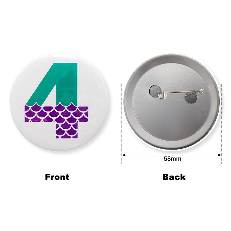 Theme Party Badge Happy Birthday Birthday Digital Badge 