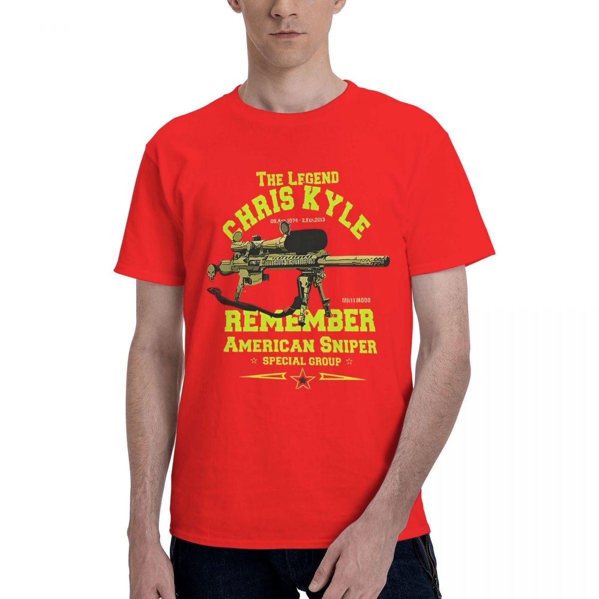 Chris Kyle 100 Cotton Casual Breathable Confortable Anime Designer Clothes Men T Shirt Men S