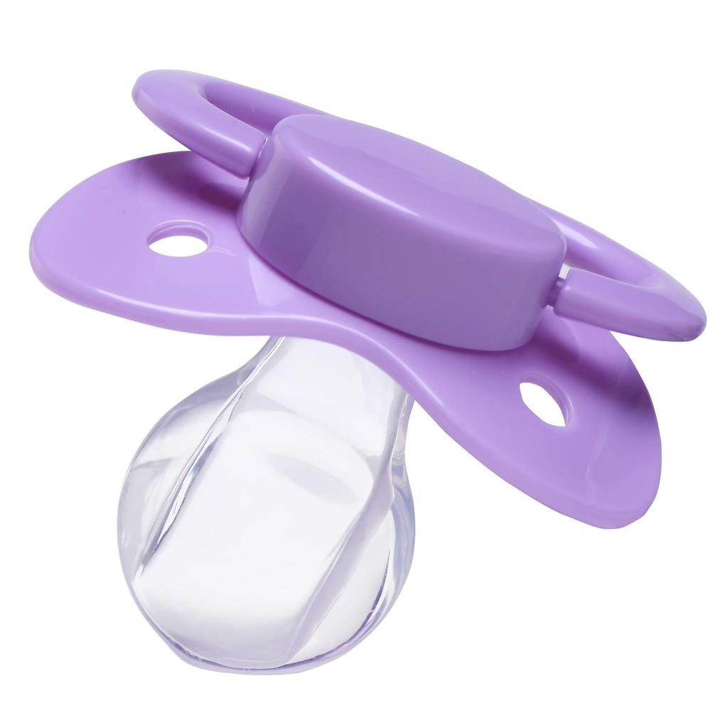 LittleForBig Adult Pacifier Set of 3 Blue [Reproduces Mom's Nipples] Purple, Pink,