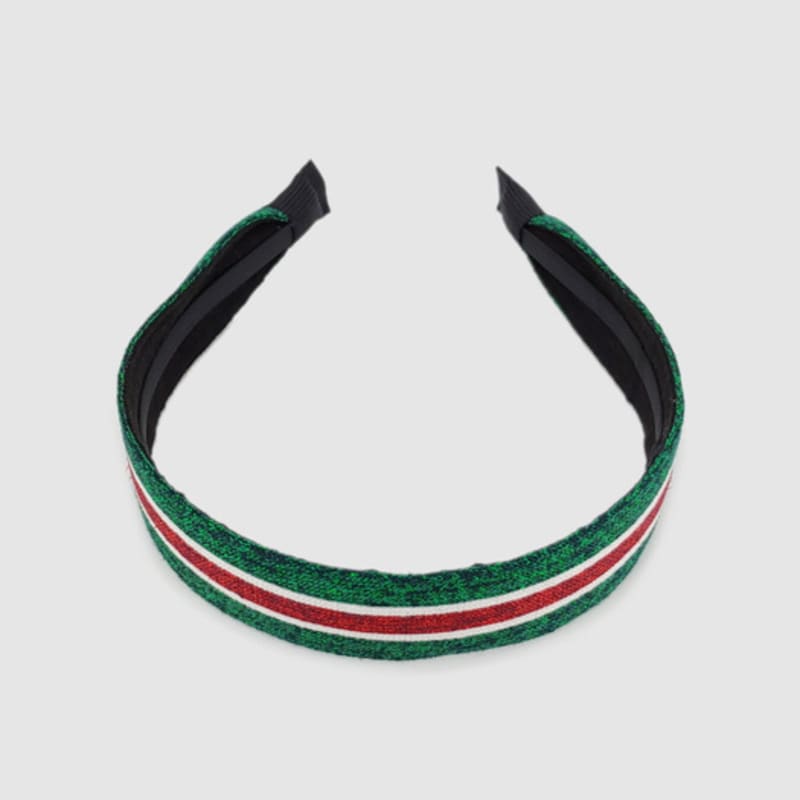 LALA Perlenstrick Haarband Grün P