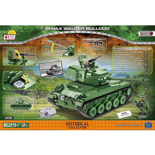 Vietnam War Walker Build M41A3 (625 pieces)