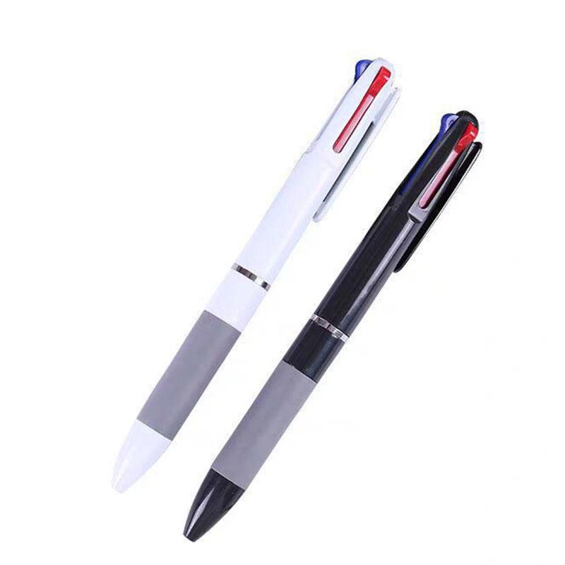 50Pcs 3-in-1 Multicolor Pen 3-Color Retractable Ballpoint Pens