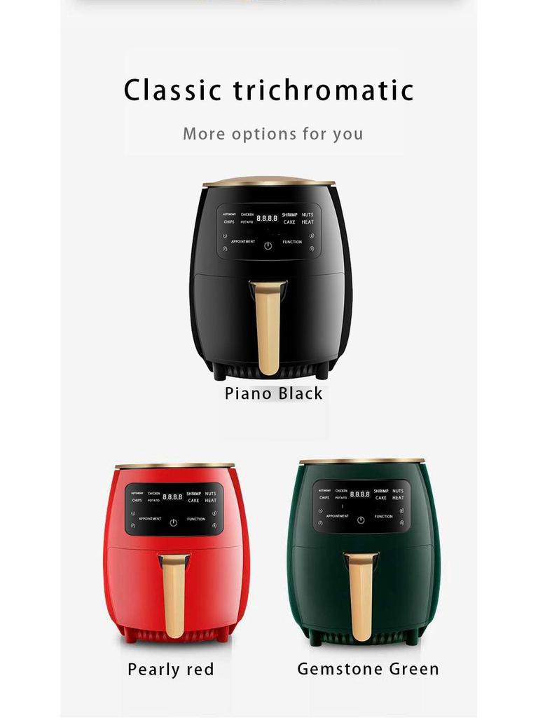 Large Capacity Touchscreen Multi-Function Air Fryer for French Fries and More