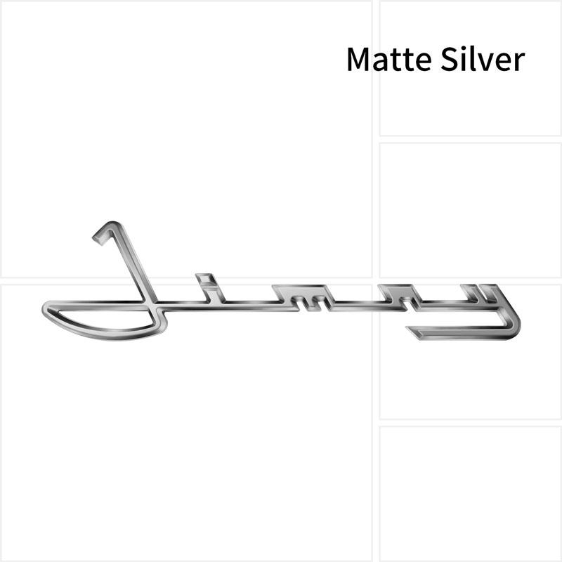 3D Car Styling Chrome Metal Letter Sticker For Jimny Emblem Grand Vitara Sx4 Swift Body Rear Bumper Trunk Tailgate Badge Decor