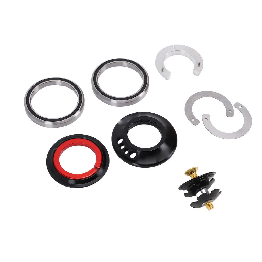   Cable Routing Headset for IS52 Standard Frames, Integrated Design for 28.6mm Upper, 40mm Lower with Nut 6.5mm and CNC Machined Aluminum Alloy Materi