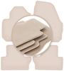 PREMIUM Beige Floor Mats For: Volvo V60 Cross Country, Station Wagon 2011-2017