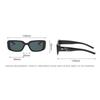 Y2K Retro Square Frame Fashion Glasses - Unisex Vintage Style with Lightweight Black Plastic Glasses for Casual Fashion