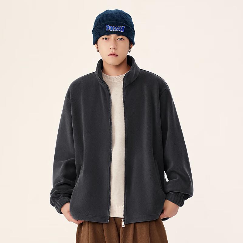 MINISO Men's Heavyweight Fleece Outdoor Jacket