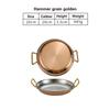304 stainless steel Spanish seafood rice pot Commercial crayfish plate Flat bottom stewed rice pot Double ear frying pan hotpot