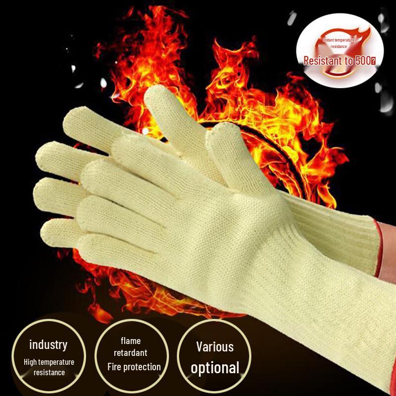 High-Temperature Flame-Retardant Aramid Gloves