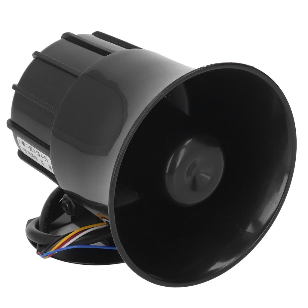 Sirenă cu corn, ABS, plastic, difuzor de alarmă electric cu fir, pentru piscină, centru comercial, școală