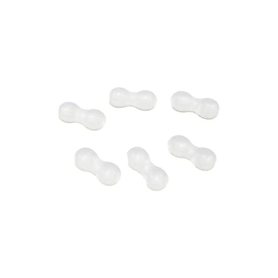 Speed Mao Simple Clear Glass Chopstick Rests, Set of 6, Knife Rest, Pen Holder