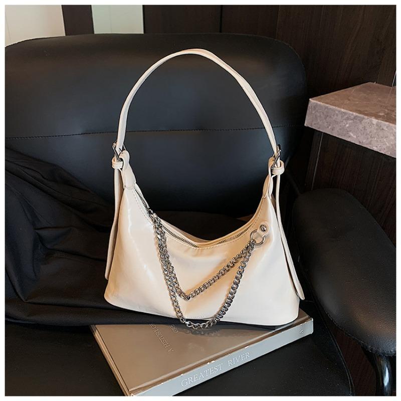 

Женская летняя новая сумка через плечо большой вместимости сумка-пельмень модная сумка-мессенджер для通勤 сумка-пельмень белый