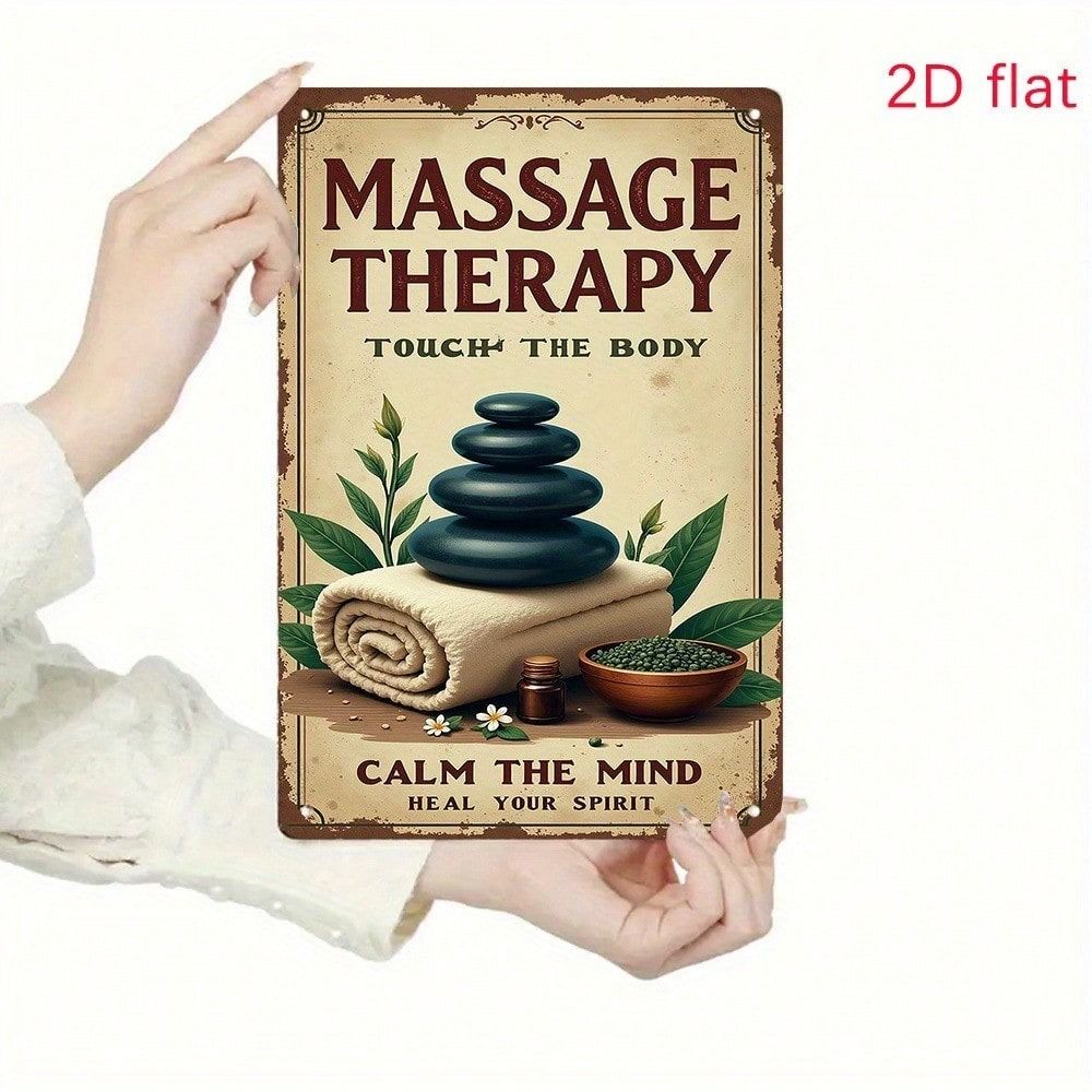 Retro Metal Tin Sign Cow Sunflowers Farmhouse Kitchen Wall Decor 20x30cm