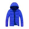 Men's Casual Cotton Jacket Hooded Solid Color Winter Daily