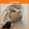 Fashion Crossbody Shoulder Bag With Bow Indentation Design For Casual Daily