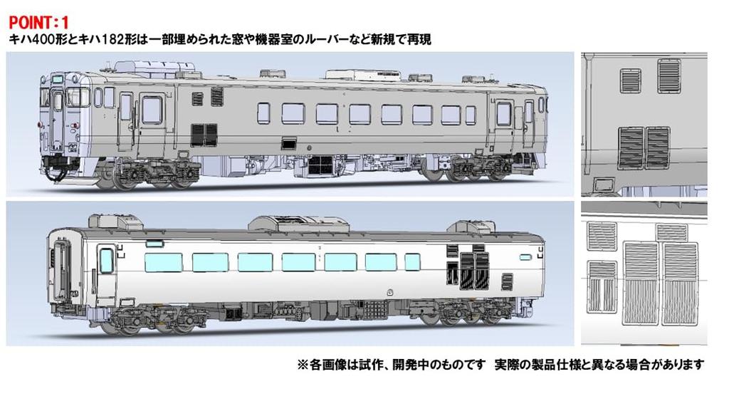 TOMYTEC TOMIX N Gauge JR Kiha 400 Series Rishiri Set Railway Model Diesel Car 97240
