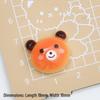 Creative Cartoon Elephant Bread Resin Accessories for DIY Ornaments, Hair Clips, and Shoe Decorations