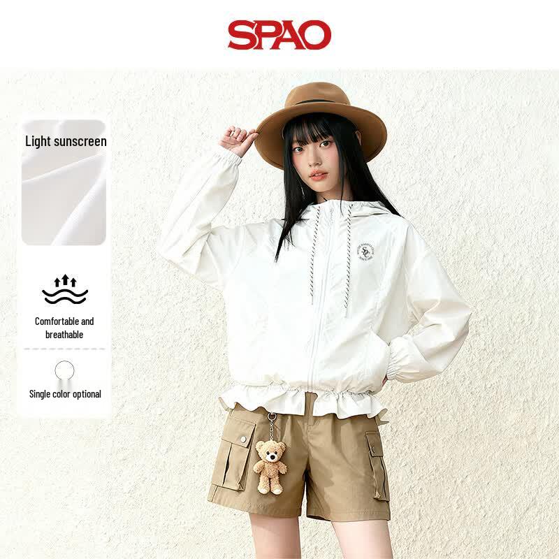 SPAO Women s UPF 50+ Ice Cool Sun Protection Jacket XL