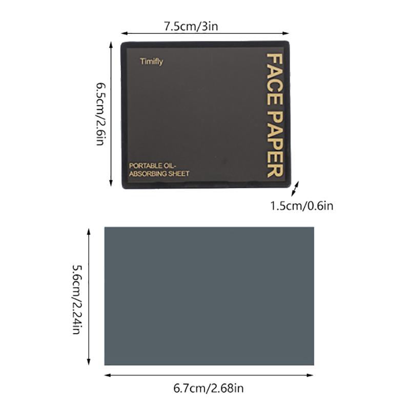 Oil Blotting Sheets With Makeup Puff 100Pcs Matting Face Wipes Oil Control Paper Oil-Absorbing Cleaning Makeup Tools Skin Care
