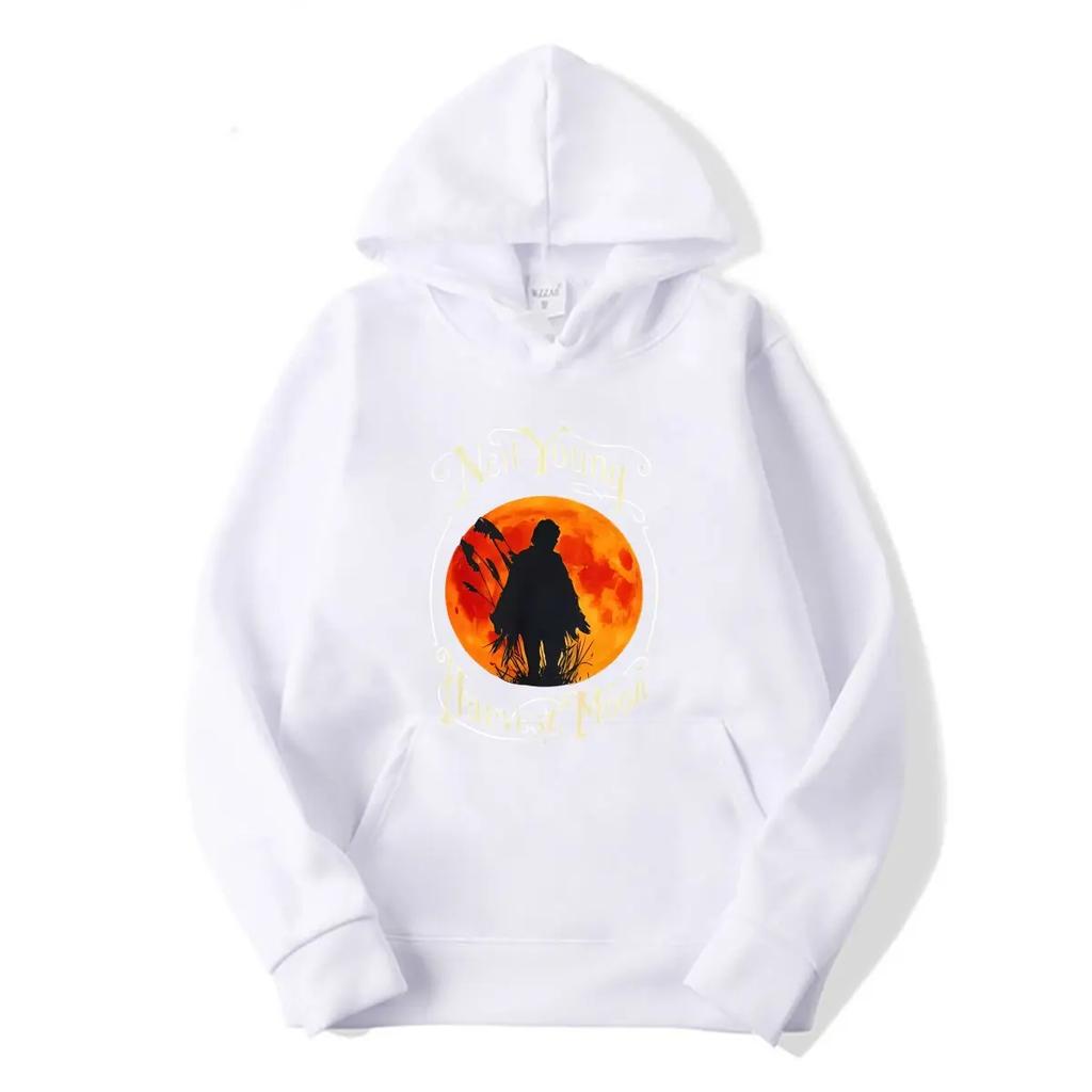 Neil Young Harvest Moon Halloween Hoodies Long Hoodies Sleeves Fashion Print Hoodie Comfortable and Casual New Autumn Streetwear