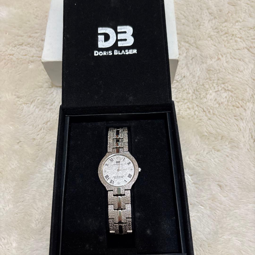 Used DORIS BLASER D3 Silver Analog Watch