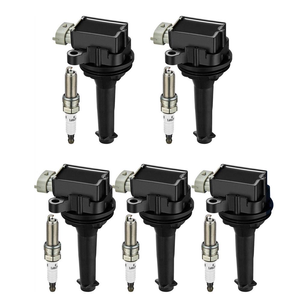 5x Ignition Coil Pack UF517+Spark Plugs For Volvo S60 2.5L L5 2012-2016