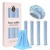 Set da 6 pezzi Alta Elasticità Raso di Seta Set di Arricciacapelli Combinazione Nessun Danno Termico Transfrontaliero Onde Grandi Cuffia per Dormire Accessori per Capelli