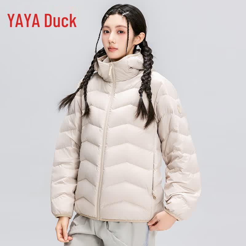 Ya Ya Women's Lightweight Hooded Down Jacket