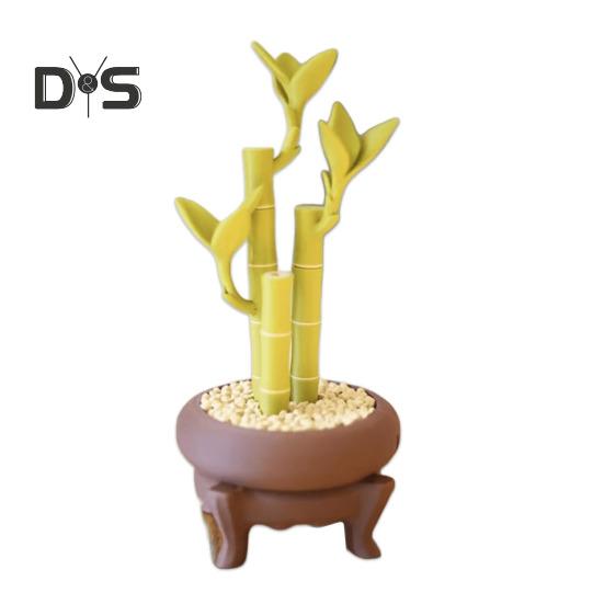 

Ящик для инструментов для растений в горшках с бамбуковыми битами-отвертками, рулеткой, органайзером для инструментов, держателем со встроенными слотами для магнитов, украшением для рабочего стола A