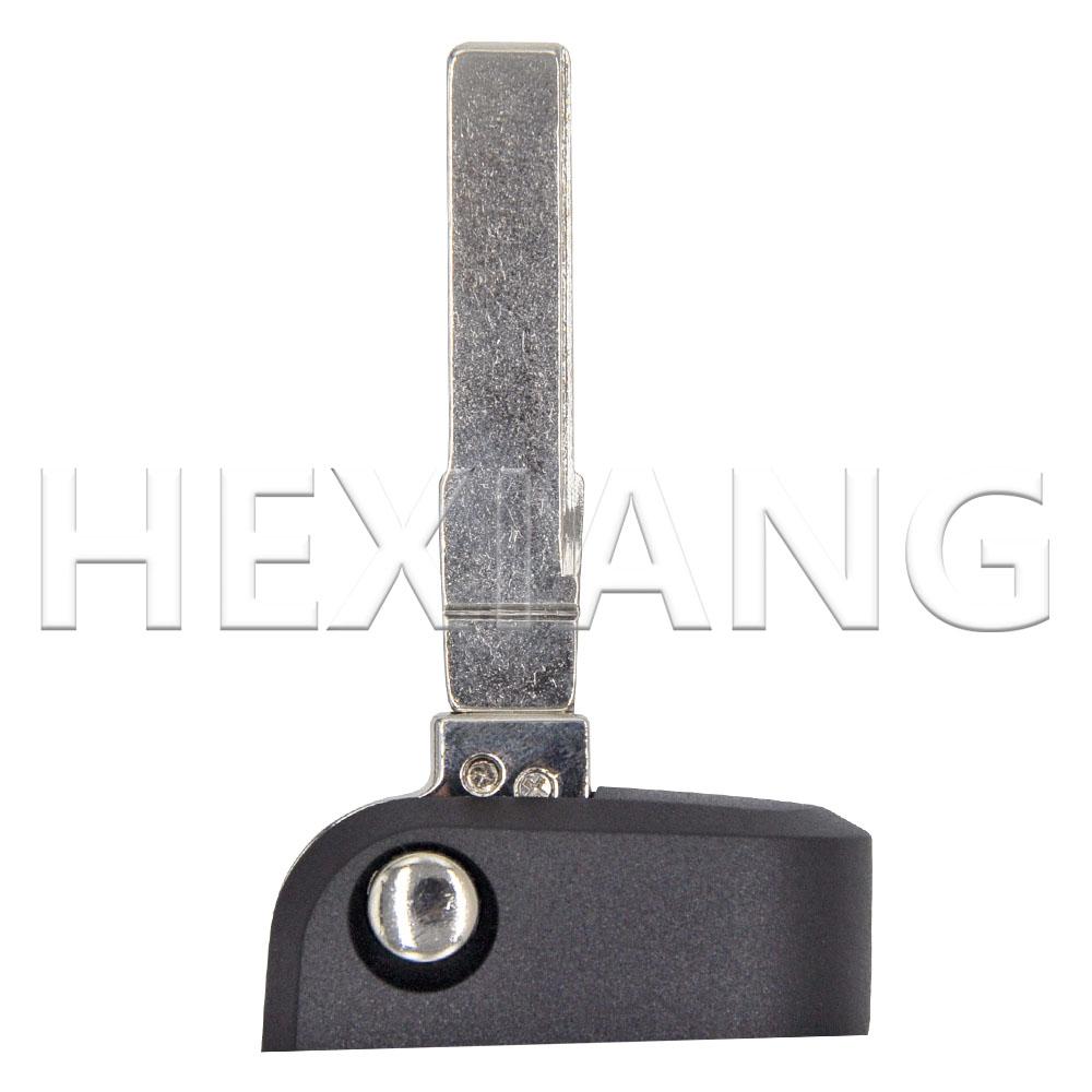 DROQ8 HE Old Model Modified HU66 Flip Car Key Shell Case For VW Volkswagen Golf 4 5 Passat B5 B6 Bora Polo Touran Jetta Seat Skoda