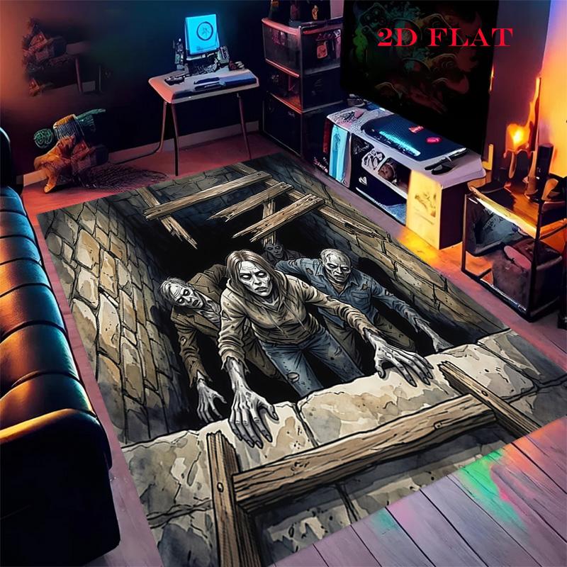 Horrible basement Carpet Rug for Living Room Bedroom Home Sofa Decoration,Kids play Nonslip Floor Mat