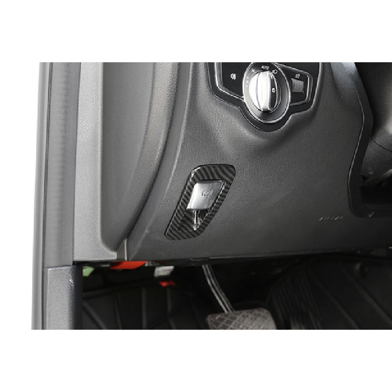 For Mercedes-Benz GLC ABS Carbon Fiber P-Gear Button Frame Trim 2016-