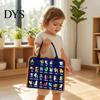Toddler Travel Activity Bag Montessori Busy Board for Toddlers, Multiple Modules Sensory Learning Felt Early Childhood Educational Tool Book,