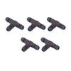 5Pcs T Type Aviation Connector 3 Pin Butt Joint IP68 Waterproof Plug Socket 16A AC250V