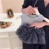 Girls Summer Mesh Princess Dress And Vest Two Piece Set Baby Tiered Cake Skirt Outfit Trendy Fashion