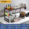 85cm Over-Sink Dish Drying & Storage Rack