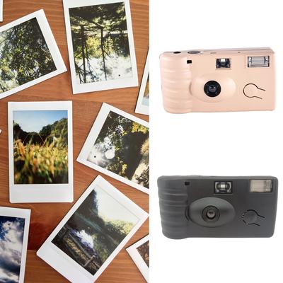 Disposable Camera with Built In Flash and 17 Shots Film Roll Easy To Use Single Use Once Take Pictures Tool