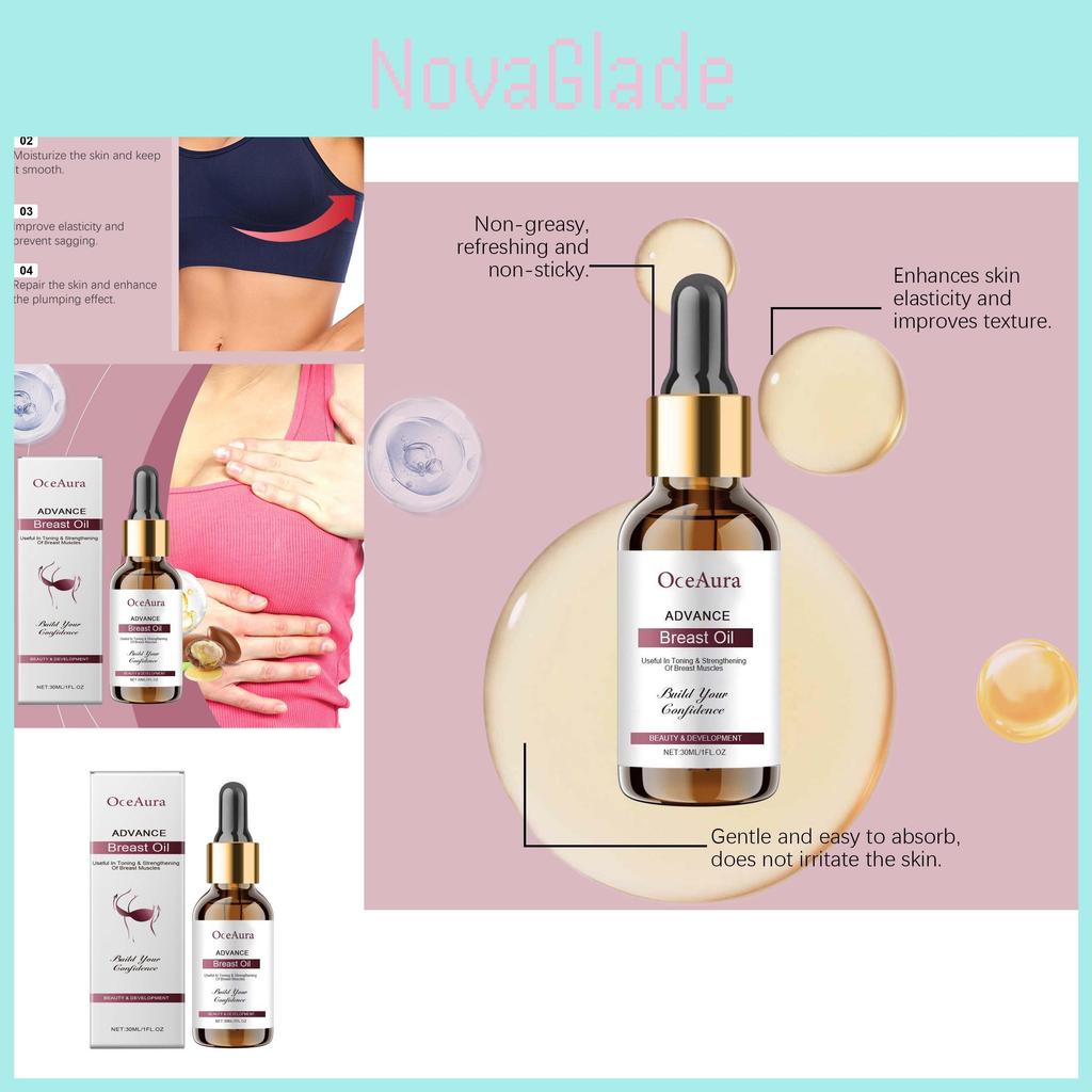 Oceaura Breast Care Essential Oil Gentle Moisturizing Formula For Firm And Elastic Skin