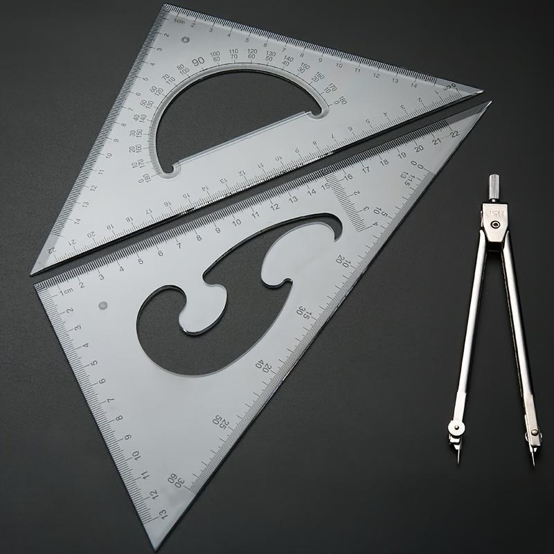 Professional Drawing Set - Suitable for Students and Engineers - Multi-Functional Measuring Instrument Set for Educational and Architectural Drafting